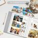 Fintie Self-Adhesive Photo Album | 60 Sticky Pages | Metallic Pen | DIY Scrapbook for 3x5, 4x6, 5x7, 6x8, 8x10 Pictures | Family, Wedding, Anniversary | Raining Hearts Design - Buy Online on SooperMarket.com