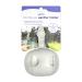 Ubbi On The Go Dual Pacifier Holder with Silicone Strap - Gray | Keep Baby's Binkies Clean and Accessible - Buy Online on SooperMarket.com