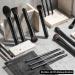 BS-MALL 18 Pcs Premium Synthetic Makeup Brush Set with Black Bag - Perfect for Foundation, Powder, Concealers, Eye shadows, and Blush - Buy Online on SooperMarket.com