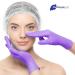 Meditrade Nitrile Examination Gloves - Medium Powder Free Hypoallergenic Heavy Duty Long Cuff Ambidextrous Disposable for Any Sector Bulk Buy (Large) (Violet) - Buy Online on SooperMarket.com