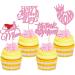 Cyodoos 24 Pcs Happy Mothers Day Cupcake Toppers Glitter Cake Toppers Cupcake superman Thank you Mom Happy Birthday Party Supplies Decorations Pink - Buy Online on SooperMarket.com