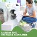 YOGINGO Eco-Friendly Laundry Detergent Sheets - 90 Sheets 180 Loads | Liquid-Less Technology for Travel | Plastic-Free Laundry Soap - Buy Online on SooperMarket.com
