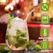 Reusable Glass Straw Clear Glass Straws with Flowers Reusable Straws for Smoothies and Normal Liquid Drinks 6 Bent Straw with 2 Cleaner Brush Flowers Straws - Buy Online on SooperMarket.com
