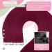 Shop Youngsee Burgundy Tape In Extensions - Real Hair 50cm 10 Pcs Invisible Skin Weft #530 - International Shipping Available - Buy Online on SooperMarket.com