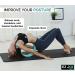 EZ JOI Yoga Wheel Set of 3 for Back Pain Relief & Muscle Stretching - Anti-Slip Back Roller with Thick TPE Padding - 6, 10 & 13 Inches - Buy Online on SooperMarket.com