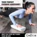 CanDo Full-Skin PE Foam Roller 6 x 36 - White Half-Round 36-inch for Muscle Restoration, Massage Therapy, Sport Recovery, Physical Therapy - Buy Online on SooperMarket.com
