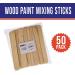 TCP Global Wood Paint Mixing Sticks - 50 Pack for Automotive, Crafts, Airbrush Art - Buy Online on SooperMarket.com