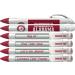 Alabama Crimson Tide College Pens - Rotating Message 6 Pen Set - Buy Online on SooperMarket.com