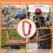 Karabiner Climbing Equipment Set - 2 UIAA Certified 25kN Auto Locking Carabiners + 2 23kN Nylon Ropes for Climbing Mountaineering & Hiking - Durable Orange & Black 4-Part Kit - Buy Online on SooperMarket.com