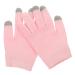 ABOOFAN 1 Pair Pink Gloves Hand Moisturizer Gloves Hand Lotion Gloves Hand Caring Gloves Overnight Spa Gloves Hand Protection Gloves for Dry Hand Moisturizing Gel Casual Socks 21x14cm Pink