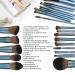 BS-MALL Makeup Brush Set 14Pcs Professional Synthetic Brushes for Foundation, Powder, Concealer, Eye Shadows, Blush - Deep Starry Blue - Buy Online on SooperMarket.com