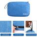Cooja Hanging Toiletry Wash Bag with Hook & Handle - Sky Blue | Travel Gear Set for Men and Women | Includes 1 Toilet Bag + 2 Drawstring Bags - Buy Online on SooperMarket.com