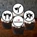 24 Edible Taekwondo Cupcake Toppers Martial Arts Cake Decorations Karate Gifts Jiu Jitsu Gifts Ninja Cake Toppers Judo Gifts Taekwondo Gifts Taekwondo Cupcake Decorations Karate Kids - Buy Online on SooperMarket.com