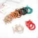 56-Piece Knotted Hair Ties - Ponytail Holders for Women & Girls in 14 Colors - Buy Online on SooperMarket.com