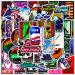 Hockey Stickers for Kids, Adults (100 pcs) Waterproof Hockey Sports Stickers - Vinyl Sticker Set for Laptop, Scrapbook - Re-Stickable Stickers for Helmet, Luggage, Water Bottle (GlibertVillageGoods) Hockey 100