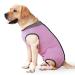 Heywean Hundebody after op castration wound protection suits for dogs professional pet recovery Suit Hund Medical Shirt Body Suit After the Operation Dog pet surge suit for dogs xxl (pack with 1) pink