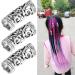 Hair 6pcs Dreadlocks Rings Hair Tube Hollow Out Hair Cuffs Hair Accessories Hair Tube Jewelry Silver - Buy Online on SooperMarket.com
