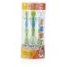 Nuby 4-Stage Oral Care Set - Silicone Finger Massager, 2 Massaging Brushes, Toddler Toothbrush - Green/Aqua 4 Piece Set - Buy Online on SooperMarket.com