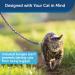 PetSafe Come with Me Kitty Harness & Bungee Leash for Cats - Lilac/Light Purple - Small - Comfortable Safe and Adjustable Hiking Gear - Buy Online on SooperMarket.com