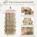 KooKaStyle 20 Inch Ash Brown mix Platinum Blonde Hair Extensions - 4PCS Clip in Long Beach Wavy Double Weft Thick Natural Hairpieces for Women - Full Head Coverage - Buy Online on SooperMarket.com