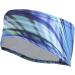TrailHeads Women's Print Ponytail Headband Made in USA - deep dive blue - Buy Online on SooperMarket.com