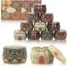 Vetour 8PCs Soy Wax Fragrance Candles - Aromatherapy Orange Lemon Vanilla Rose - 30 Hour Burn Time - Perfect Gift for Women Girls Parties & Birthdays - Retro Bohemian Style - Buy Online on SooperMarket.com
