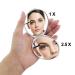 Mother of Pearl Compact Mirror - Double Sided Folding Magnify, Crane Apricot Tree Design - Buy Online on SooperMarket.com