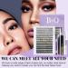 B&Q DIY Eyelash Extension Kit - 280 PCS Cluster Lashes Kit with Lash Bond, Seal, Remover, and Applicators - D Curl 9-16mm - Buy Online on SooperMarket.com