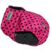 Glenndarcy Female Dog Diapers - Waterproof Fabric (Pink Black Dots XL Pants & 2 Washable Pads)