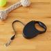 Amazon Basics Retractable Dog Leash - Small Black | Durable Ergonomic & Perfect for Travel - International Shipping Available - Buy Online on SooperMarket.com