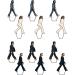 Made4You The Beatles Abbey Road - Edible Cupcake Toppers - Stand-up Wafer Cake Decorations (12) - Buy Online on SooperMarket.com