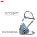 3M 7502 Reusable Respirator Half Facepiece - Medium Size | Compatible with Bayonet Cartridges/Filters for Gases, Vapors, and Dust - Buy Online on SooperMarket.com