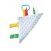 Baby Jack & Co 8x8 Learning Lovey San Diego California Tag Toy | USA Cities & Shapes | Soft & Safe Crinkle Toy for Babies | BPA-Free with Stroller Clip - Buy Online on SooperMarket.com