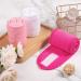 Whaline Spa Facial Headband Make Up Wrap Head Terry Cloth Headband Adjustable Towel Band for Face Washing Shower Facial Cover 3 Pieces (White Pink Rose Red) - Buy Online on SooperMarket.com