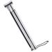 PRO BIKE TOOL Mini Floor Bicycle Pump - Super Fast Tire Inflation - Secure Presta and Schrader Valve Connection - High Pressure Bicycle Pump with Stabilizing Foot Peg for Road and Mountain Bikes Silver