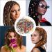 388pcs Loc Braid Jewelry for Hair Rings & Dreadlocks - Aluminum Braiding Cuffs, Clips, Pendants - Metallic Cord Decorations - 388 Piece Set - Buy Online on SooperMarket.com