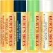 Buy Burt's Bees Lip Balm Multipack | 100% Natural Gift Set with Beeswax & Vitamin E | 4 Flavors: Vanilla Cucumber Mint Coconut & Pear | International Shipping Available - Buy Online on SooperMarket.com