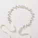SWEETV Silver Flower Girl Headband | Crystal Leaf Wedding Hair Accessory for Princess Toddler | First Communion Hairband - Buy Online on SooperMarket.com