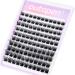 Self-Adhesive Lash Clusters Kit - 9-13mm No Glue Needed Individual False Eyelash Extensions | Wispy Reusable Soft Band | Beginner-Friendly DIY Beauty Solution - Buy Online on SooperMarket.com