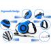 Pets Playground Retractable Dog Lead | Glow in the Dark Reflective Puppy Leash | Long Strong Heavy Duty Blue Lead - 5M - Buy Online on SooperMarket.com