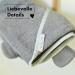Moyo Hooded Towel with Ears - Gray | 75x75cm Toddler & Baby Bathing Poncho | 100% Terry Cotton | Washable Baby Hooded Towel - Buy Online on SooperMarket.com