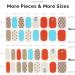 NAILOG Semi Cured Gel Nail Strips - 34 pcs Salon-Quality Nail Stickers for Long-Lasting Gel Finish - Buy Online on SooperMarket.com