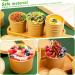 BALDCC 75 Pack 8 Oz Soup Containers with Lids Disposable Containers with Lids for Food Ice Cream Cups with Lids. Ice Cream Container for Storing Food in the Refrigerator or Carrying Out Brown 75 Pack 8 Oz - Buy Online on SooperMarket.com