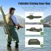Lixada 55 Inch Portable Folding Fishing Rod Bag - Army Green | Protective Cover Case for Fishing Poles | Tackle Storage Solution - Buy Online on SooperMarket.com
