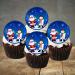 PRECUT Christmas Santa Snowman Cupcake Toppers Christmas Edible Cake Decorations Snowman Cake Toppers Xmas Cupcake Decoration Santa Cup Cake Topper (12) - Buy Online on SooperMarket.com