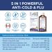 MapleLife Nutrition - Anti Cold and Flu for Adults - Herbal Formula with Extracts of Chamomile Echinacea Elderberry - Vitamin C - Zinc - 240 ml - Buy Online on SooperMarket.com