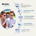 Shop Opulize Slim Round Frame Sunglasses - Scratch-Resistant UV400 Tinted Lenses for Men | Spring Hinges & Clear Front | International Shipping Available - Buy Online on SooperMarket.com