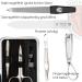 Buy Three Swords Germany 6 pcs Manicure Set 'Genova' - Nail Care Set in Black Synthetic Leather Case with Nail Scissors Skin Scissors Nail Clippers & More - International Shipping Available - Buy Online on SooperMarket.com