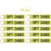 Pridefend 10 Pack Chamber Safety Flags for Rifle Handgun Shotgun + Yellow Keychain Tags - Universal Gun Accessories (10 Piece Set) - Buy Online on SooperMarket.com