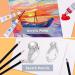 85 Piece Deluxe Wooden Art Set with Easel and Drawing Pads - Creative Gift Box for Teens & Adults | Art Supplies Kit for Painting & Drawing - Buy Online on SooperMarket.com